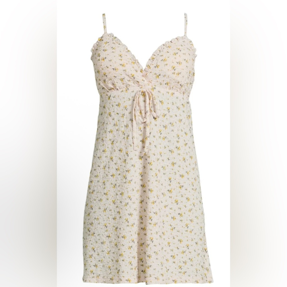 No Boundaries Light Pink Floral Dress